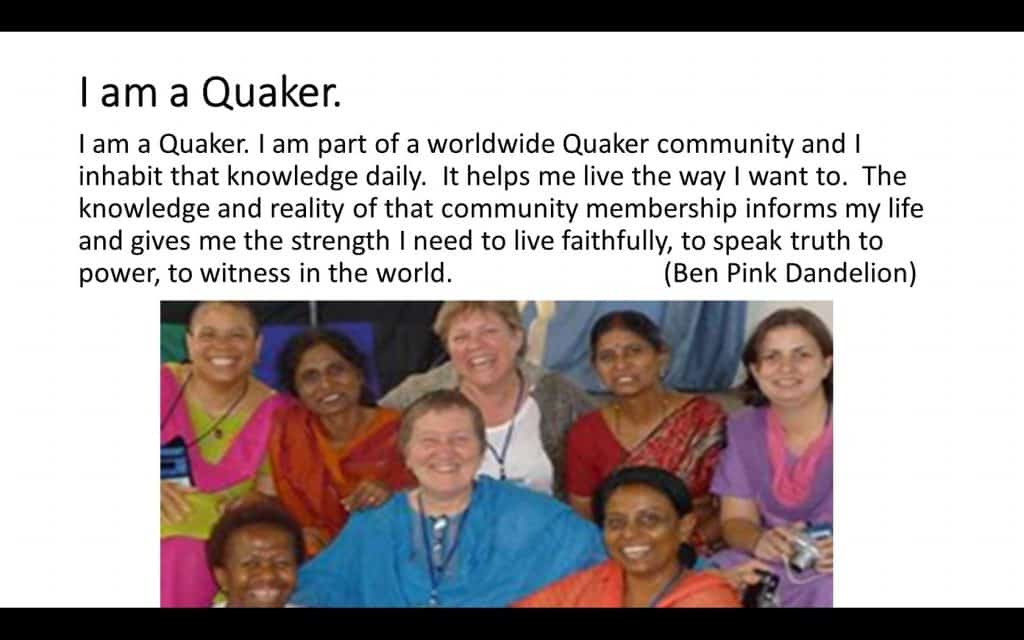 I am a Quaker 1